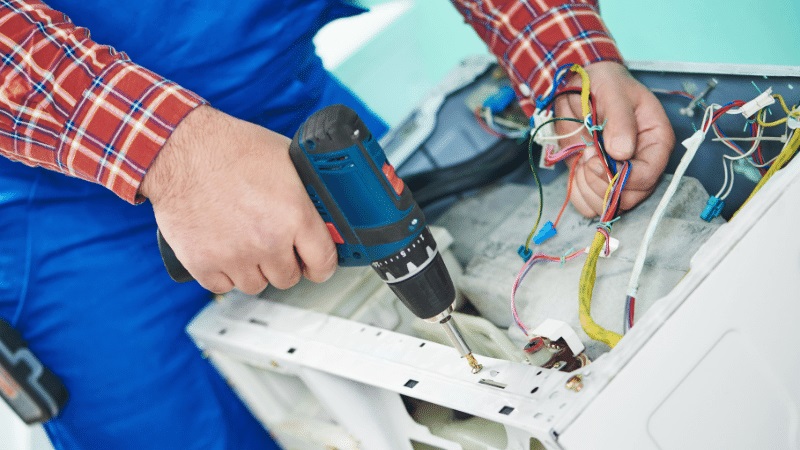 Pamukova Grundig Grundig çamaşır makinesi kart tamiri – Su almama arızası orijinal parça ile giderildi. - Teknik servis örneği