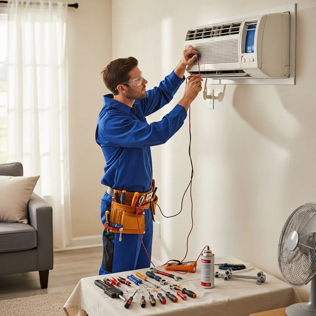 Pamukova Grundig Grundig klima gaz dolumu ve bakım – Enerji verimliliği artırıldı. - Teknik servis örneği